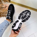 GUESS SPORTY SNEAKER FLTBRZLEA12 - BLACK