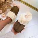 LAZY PANTOFFEL X26-PL - TAUPE/BROWN