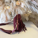 FRINGE BAG EC60313 - WINE/RED