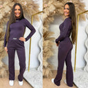 UNIQUE THE LABEL ROBYN LONGSLEEVE DEEP BERRY