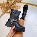 GUESS 4G CHAIN BOOT FLFYAZELE10 - BLACK