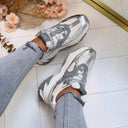 STEVE MADDEN AMPLE SNEAKER 9822 - BRONZE CLAIR