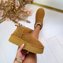 LEATHER UGIE BOOT 6391 - CAMEL