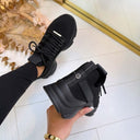 STEVE MADDEN SNEAKER MAC-E 0019 - BLACK/BLACK
