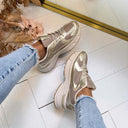 DEMI SNEAKER 8-521 - GOLD
