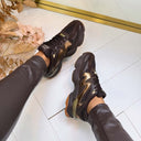 STEVE MADDEN SNEAKER SPEEDER 2447 - CHOCOLATE BROWN