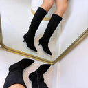 BESTSELLER SUEDINE LAARS DES8073 - BLACK/SUE