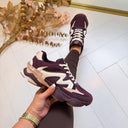STEVE MADDEN SNEAKER SPEEDER 2447 - WNE/PINK