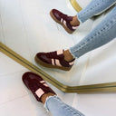 LIANA SNEAKER 8-193 - WINE