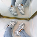 *SALE* BESTELLER SPARK SNEAKER YY118 - WHITE