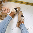 STEVE MADDEN ASIEL-MULE INSTAP SNEAKER 5395 - BEIGE SUEDE
