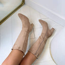 BOTTINES CILLA À TALONS 00-011 - KAKI