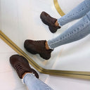 SPARKLY SNEAKER A88-231 - BROWN