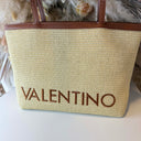 VALENTINO BAGS MAIAM SHOPPING BAG VBS9TE01PAG - NATURALE/CUOIO