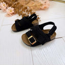 **KIDS** FRANSEN SANDALE 374 - BLACK