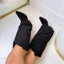 BOTTE COWBOY MI-MOLLETTE T-317 - BRUN