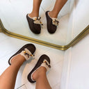 SARAH PANTOFFEL 9269 - CAMEL