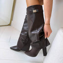 VONNY LEDER-OPTIK STIEFEL CC261-2 - BRAUN