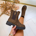 PRINTY BOOT A1027 - BROWN