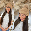 GUESS KENDRA CABLE BEANIE W5BZ15Z3362