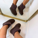 FLUFFY UGIE BOOT 8-510 - BROWN