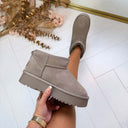 NEW LEATHER UGIE BOOT ZP20 - KHAKI