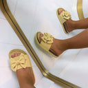 DUBBELE STRIK SLIPPER 3890 - YELLOW