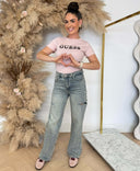 GUESS FAUSTA CN SS T-SHIRT V6BI06K6273 - G6R4 PINK