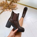 ELINE HAKBOOT DES620P - BRAUN/PU