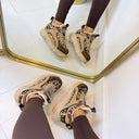BUFFALO CLD CHAI SNEAKER 18363 - BEIGE ANIMAL MIX