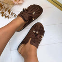 VICKY FRINGE INSTAPPER L-52 - BROWN
