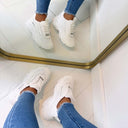 STEVE MADDEN POSSESSION-E SNEAKER 0033 - WHITE