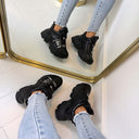 BUFFALO BINARY PINK 2.0 SNEAKER 16408 - BLACK