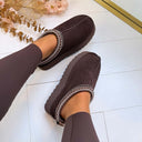REAL LEATHER PANTOFFEL 2522 - BROWN