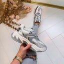 STEVE MADDEN AMPLE SNEAKER 9822 - BRONZE CLAIR