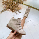 WEDGE BOOT 7109 - BEIGE
