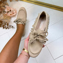 VETER FRINGE SLIPPER DES8508 - KHAKI