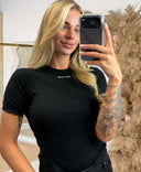 UNIQUE THE LABEL JILL KURZARM-TOP – ANTHRAZIT