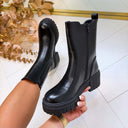 *ACTIE* MUSTHAVE BOOT DE1050 - BLACK/PU