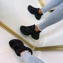 SPARKLE SNEAKER BK-2506 - BLACK