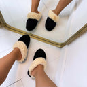 COZY PANTOFFEL FC-906/902 - BLACK/WHITE