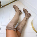 OVERKNEE LAARS R-653 - KHAKI