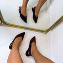 MOCASSIN À FRANGES DES8508 - NOIR