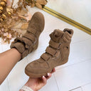 MARIE WEDGE BOOT HB-328 - KHAKI