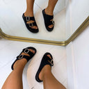 CUTE GESP SLIPPER L-99 - BLACK