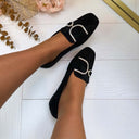 ANNE FRINGE SLIPPER AQ212 - BROWN
