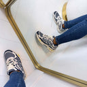 SPORTY SNEAKER 8-533 BLUE*