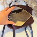 LIU JO FERIELLE BOSTON BAG AF6118/T711A - DEEP BROWN