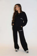 *SALE* REINDERS LOUNGE ZIPPER CARDIGAN W3806 - TRUEBLACK