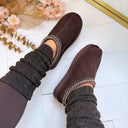 REAL LEATHER PANTOFFEL 2521 - BROWN